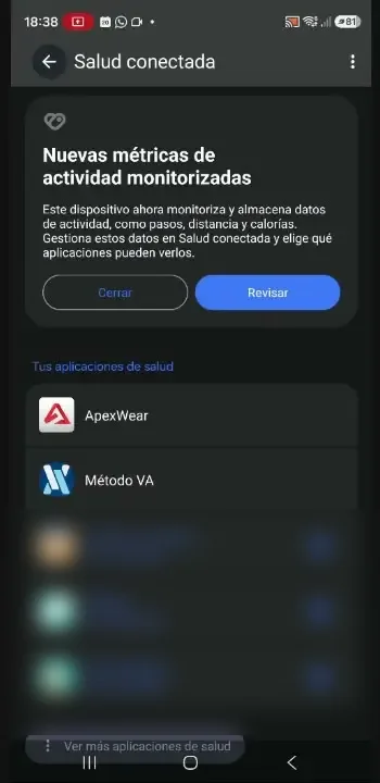 Salud conectada con las apps conectadas